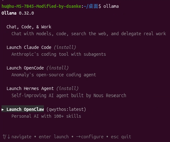 图片[4]-Vibe Coding 不花钱？自己搭建运行本地大模型并且接入 OpenClaw-胡宗胜的个人博客👤
